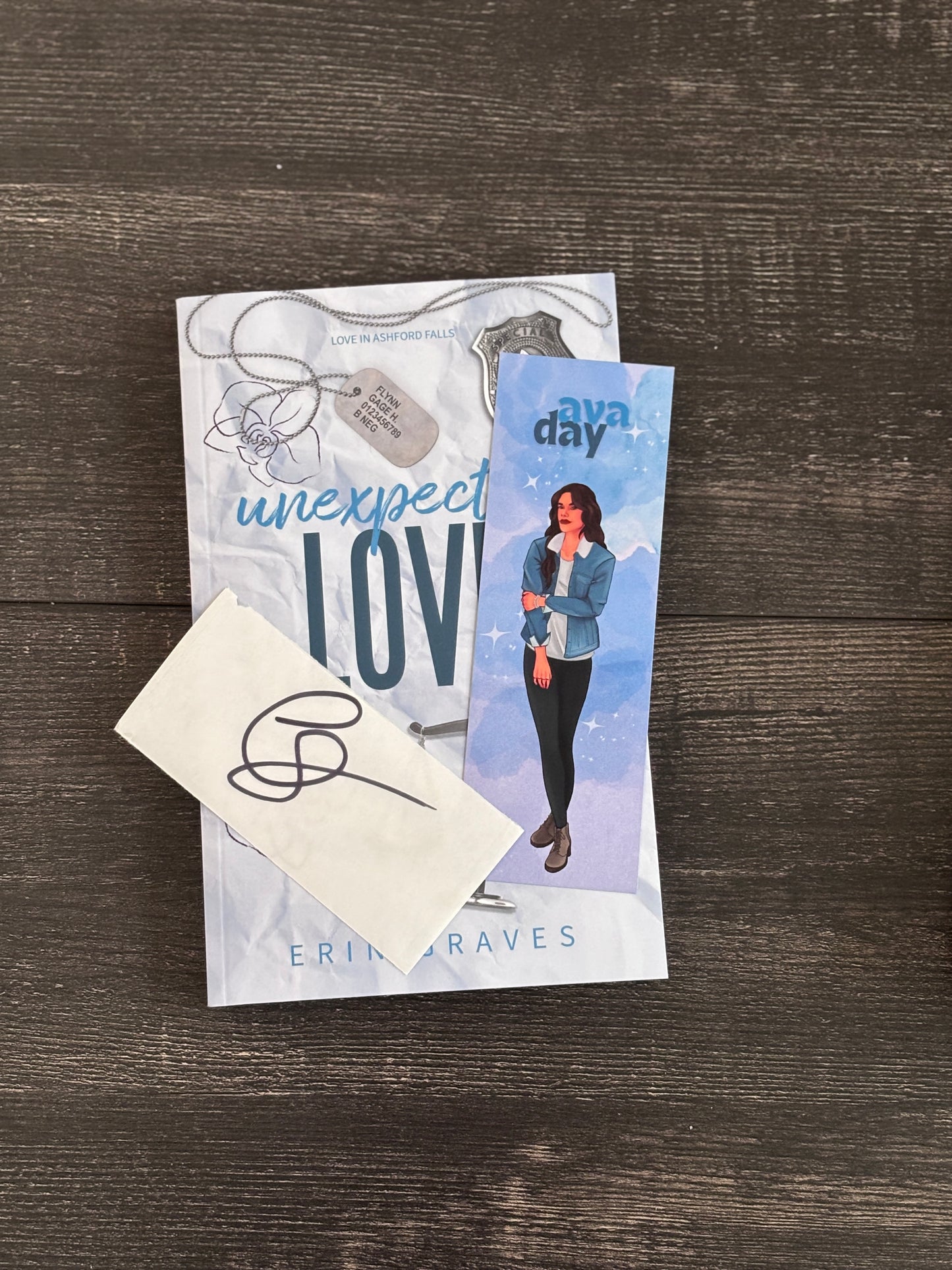 Unexpected Love (Love in Ashford Falls Book2)+ signed